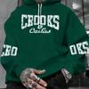 Men'sAutumn And Winter Hooded with Iconic Print - Loose Fit Streetwear Hoodie