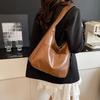PU Leather Minimalist Tote Bag Large Capacity Ladies Handbags Casual Single Shoulder Bag  Gift