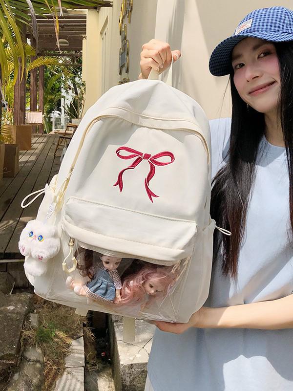 2025 Summer Japanese-Style Ita Bag for Girls - Large Capacity Backpack for Grades 4-12, with Laptop Compartment