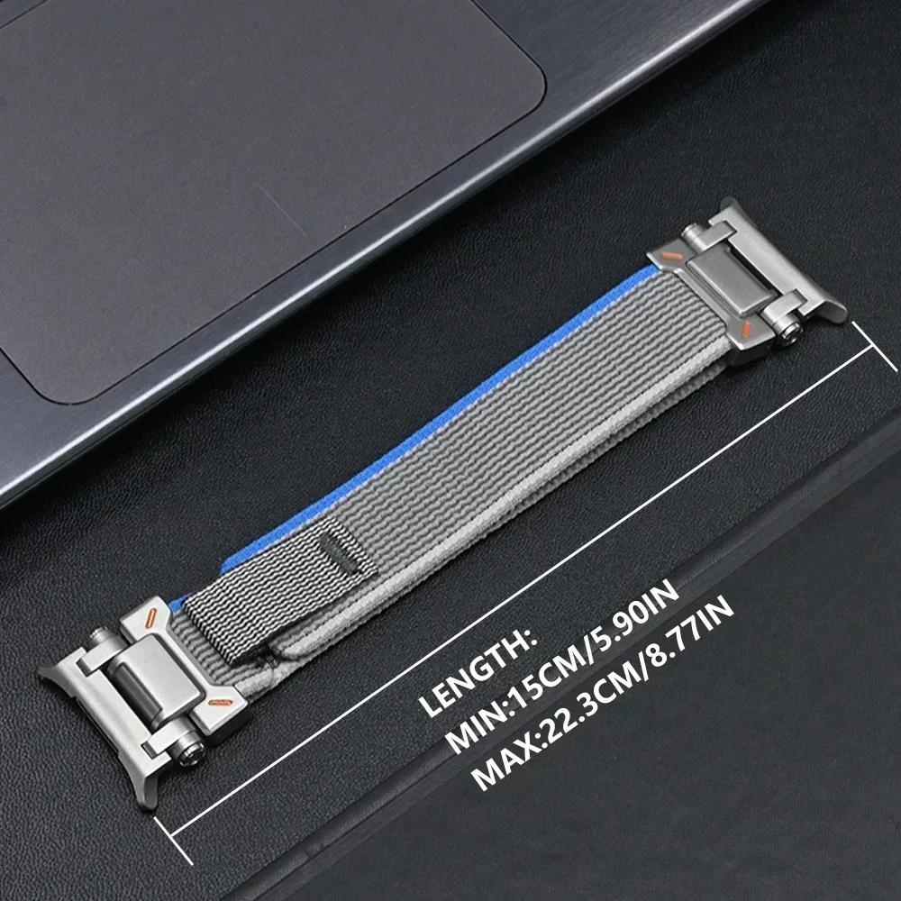 Trail Loop Nylon Band For Samsung Galaxy Watch 7 Ultra 47mm Strap Men Bracelet for SAMSUNG ULTRA 47 47MM Stainless Steel Correa