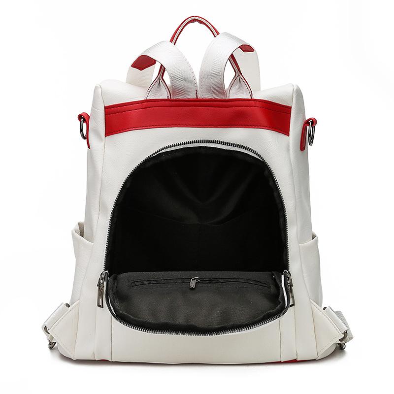 Fashion Backpack Women Backpack Leisure Large Capacity Travel Student Bag Patchwork Color Female Bag