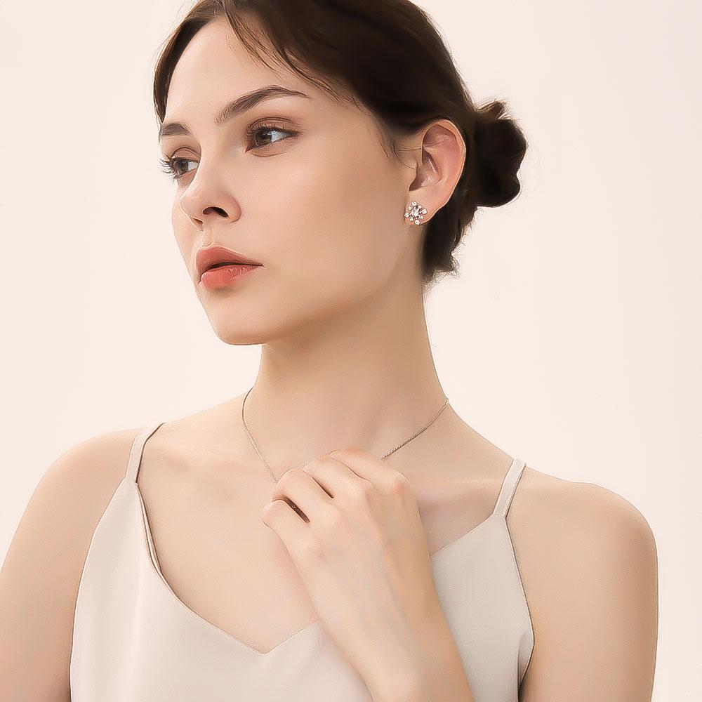 Westisland Swarovski Crystal Slit Earrings_Wi9071121