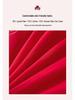 Embroidered Red Wedding Pillow - All-Cotton Feather Velvet for Newlywed Celebration