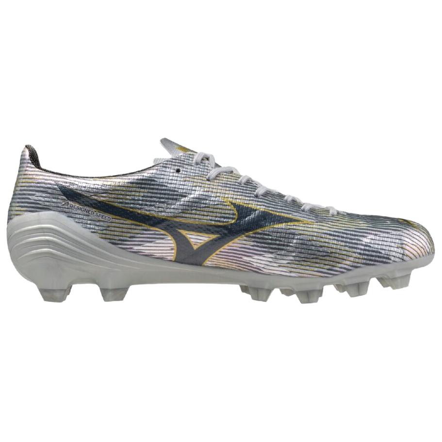 Mizuno Alpha 2 Pro Soft Comfortable Non-Slip Durable Soccer Shoes Unisex Soccer Shoes Silver P1GA256404