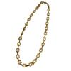 Used Good Item Vintage G Logo Chain Necklace Gold Color Ladies Old Clothing Used USED