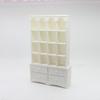 Dollhouse Mini Furniture Scene Model Miniature Retro Bookcase Mini Storage Display Cabinet Bookcase Toy Doll House Accessories