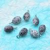 Colorful Acrylic Egg Ornaments: Mini Quail & Goose Egg Pendants for DIY Jewelry.