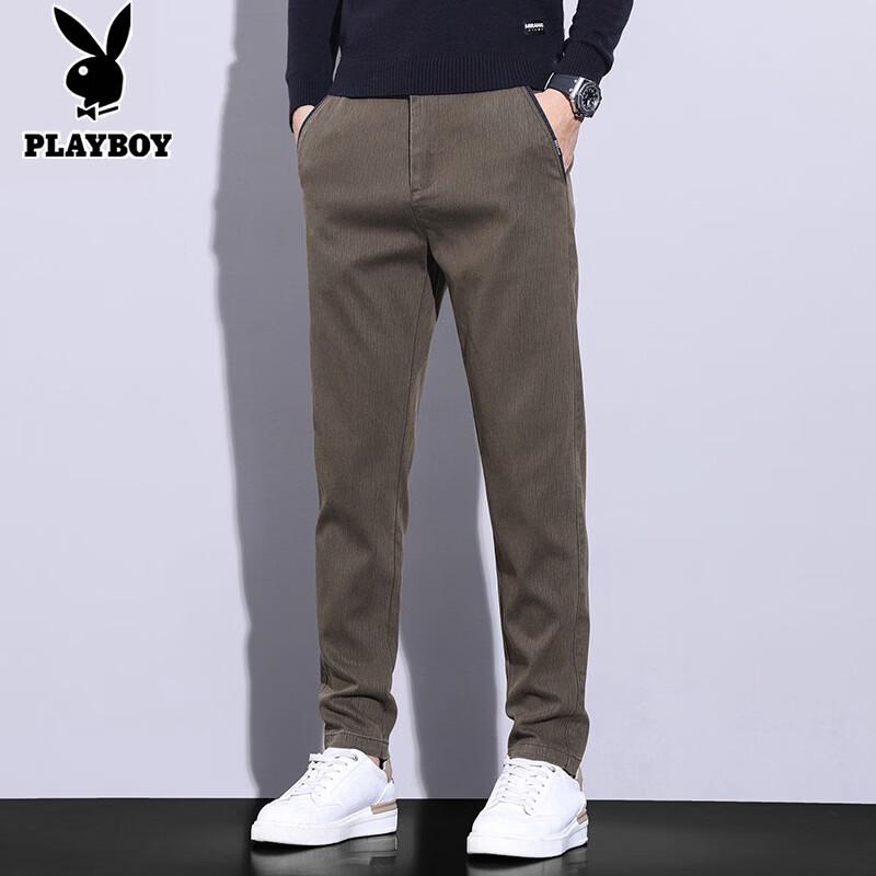 Playboy Men s Loose Straight Casual Pants 38