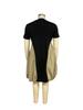 TW667 Summer Plus Size Women's Patchwork Dress - European & American Style, Loose Mid-Length
