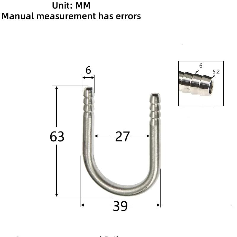 

Hose coupling, pagoda elbow, sanitary grade