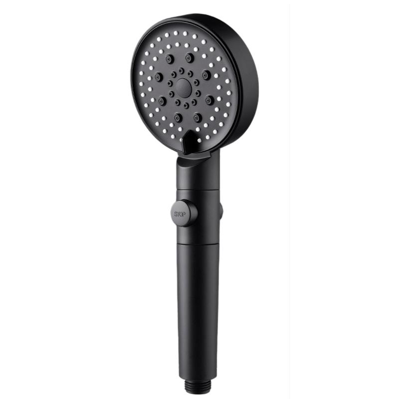 Household Four-stage Filter Cartridge Handheld Shower Set, Showerhead with Pressure Booster, Shower Nozzle