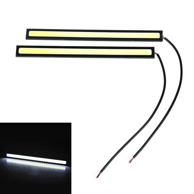 2Pcs White Super Bright Cob Car Waterproof 12V Led Light Drl Fog Driving Lamp