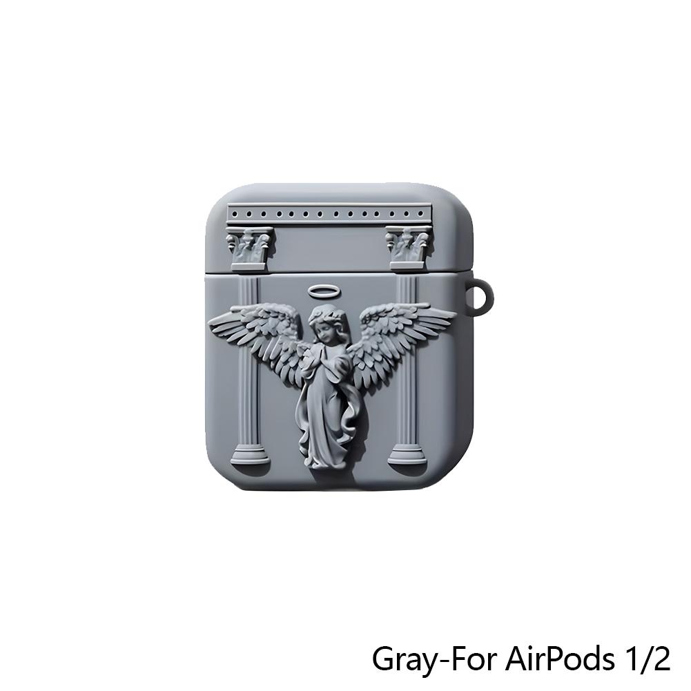 Cute 3D Prayer Angel Silicone Case For Airpods 3 2 1 Wireless Charging Protective Shell Soft Cover For Airpods Pro 1 2