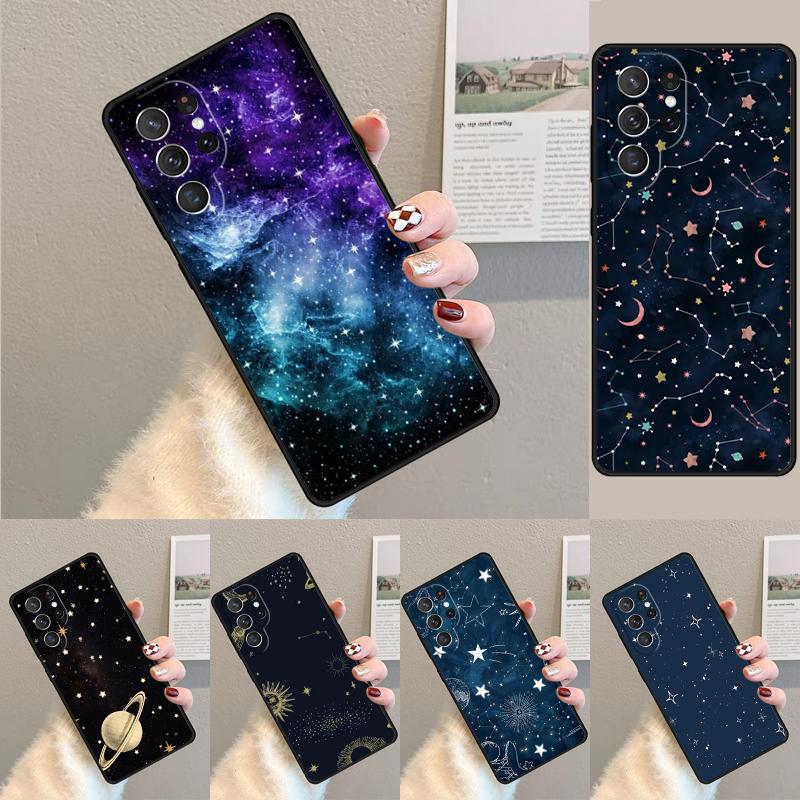 Star Sky Space TPU Phone Case For Samsung Galaxy Note 10 Pro S26 S25 S24 S23 S22 Ultra Plus S21 FE S20 Shockproof Cover