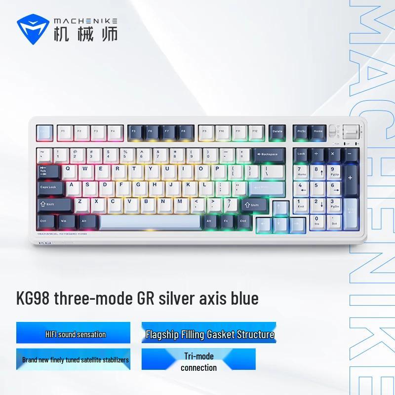 

MACHENIKE KG98 Tri-Mode Customizable Mechanical Keyboard