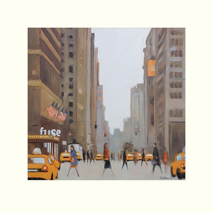 Impressão de Jon Barker 7th Avenue Nova York 40cm x