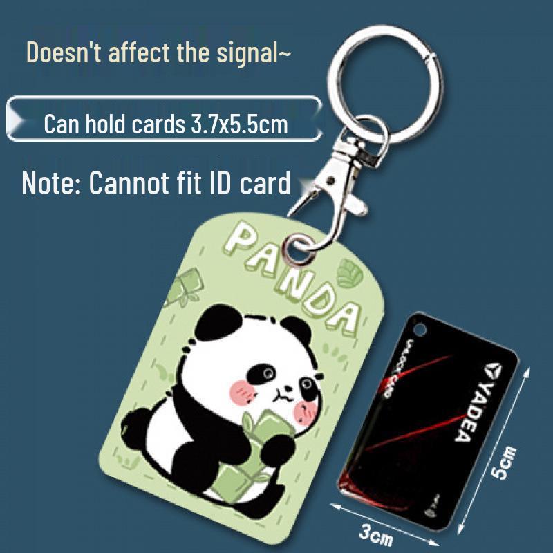 Mini Community Card Case Keychain - ICID Access Protective Sleeve & Bus/Elevator Holder