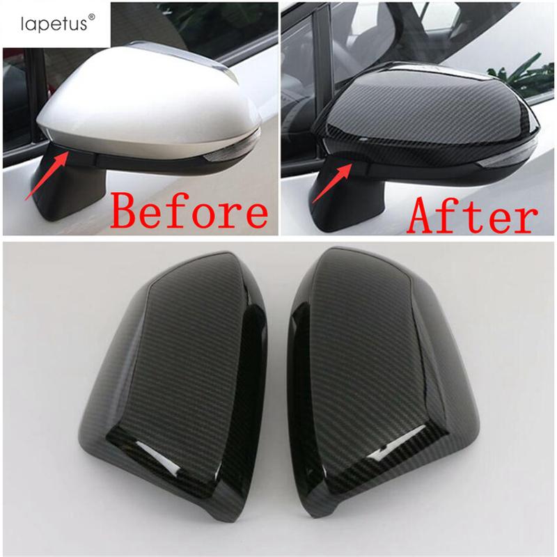 Door Rearview Mirror Cap Decoration Cover Trim For Toyota Corolla E210  - 2025 Chrome / Carbon Fiber Accessories Exterior