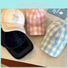 Girls Stylish Adjustable Cotton Baseball Hat With Wide Brim For Sunshade And Casual Wear