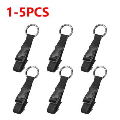 1-5Pcs Travel Luggage Fixed Strap with Release Buckle Backpack External Strap Anti-Theft Portable Luggage Strap Outdoor Tools