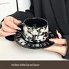 Shangqi Nordic Iris Ceramic Coffee Cup & Saucer Set