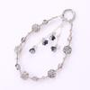 New Gradient Trumpet Flower Pendant Short Phone Chain Women's Bag Charm Keychain Pendant