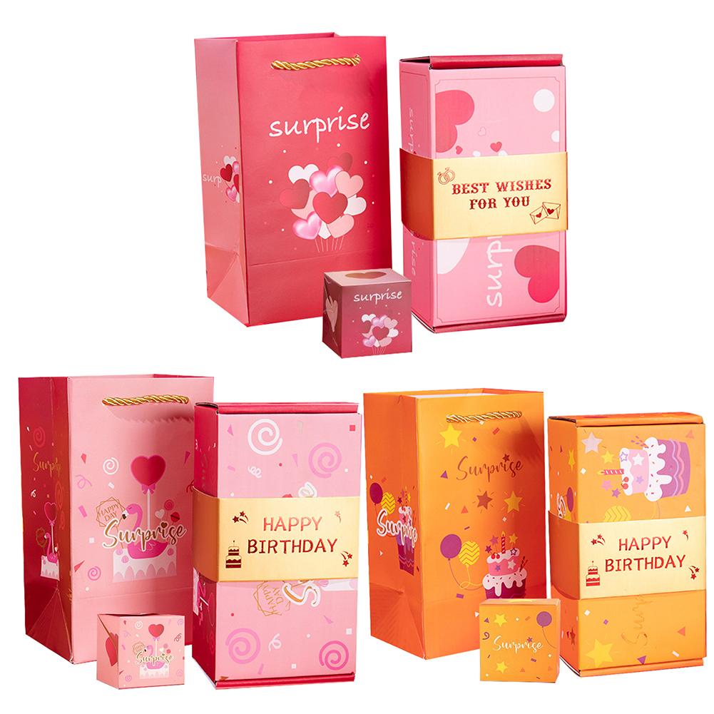 Pop-Up Surprise Box Surprise Gift Box Creative Bounce Surprise Box Jumping Box DIY Explosion Box for Christmas Halloween