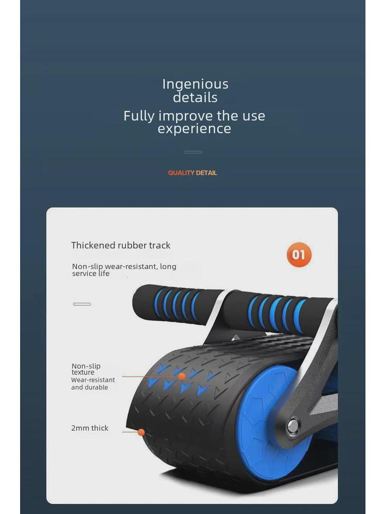 Automatyczne odbicie podwójne koło brzuszne dla mężczyzn i kobiet fitness