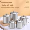 FATTBAO 304 Stainless Steel Mug with Lid and Tea Filter