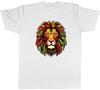 Fierce Lion Mens TShirt Reggae Jamaica Rasta Jungle Tee Gift