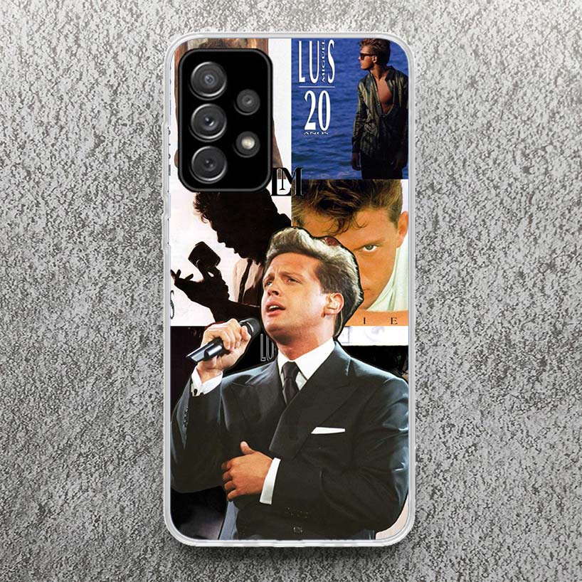 L-Luis M-Miguel Singer Phone Case For Samsung Galaxy A52 A42 A32 A22 A12 A02S A51 A50 A71 A70 A41 A31 A21S A30S A20S A40 A30 A20