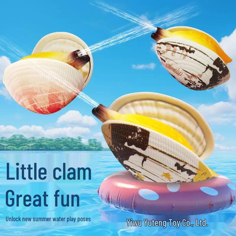Foldable Double-Control Spinning Top Water Gun with Large Capacity - Stackable, Windproof, Creative Children s Toy