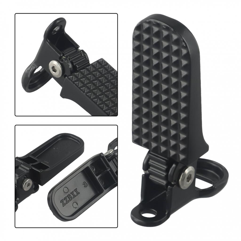 Mountain Bike Rear Pedal Footrest Aluminum Alloy Electric Bicycle Foot Peg