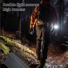 Rechargeable Flashlight Motion Sensor Survival Equipment Type-C Rechargeable Flashlight For Nighttime Home Repair Camping Hiking