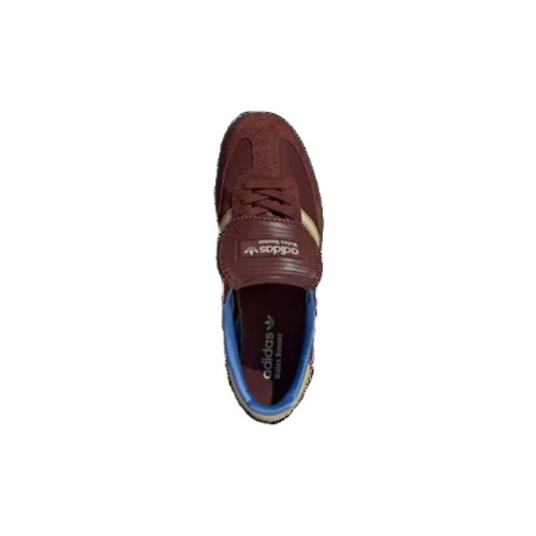 Wales Bonner x adidas Samba Nylon Marron Renard Baskets Unisexe Beige Sable Bleu Chanceux IE0579