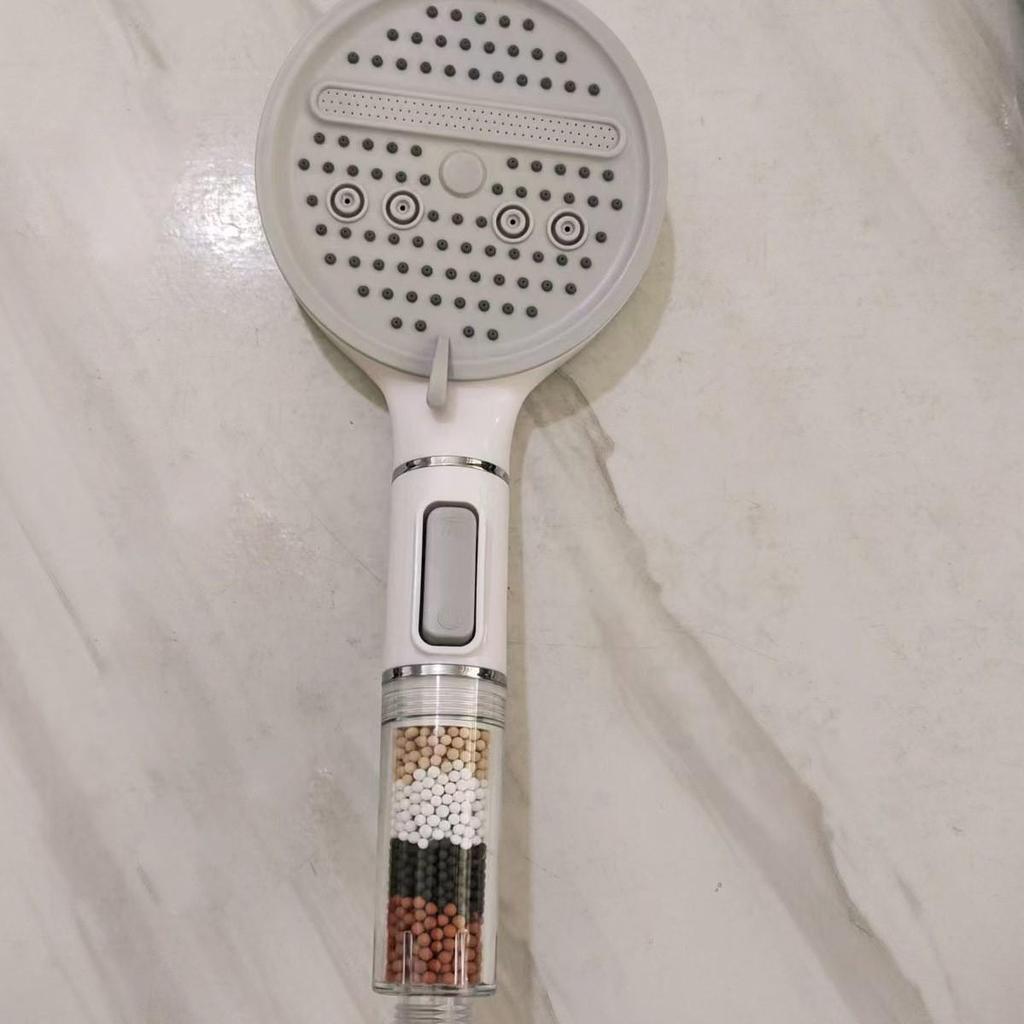 Five-Speed Large Panel Handheld Shower Head with Hose