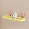 Free Punch Suction Cup Storage Shelf Drainable Toiletries Organizer  Bathroom Accessories