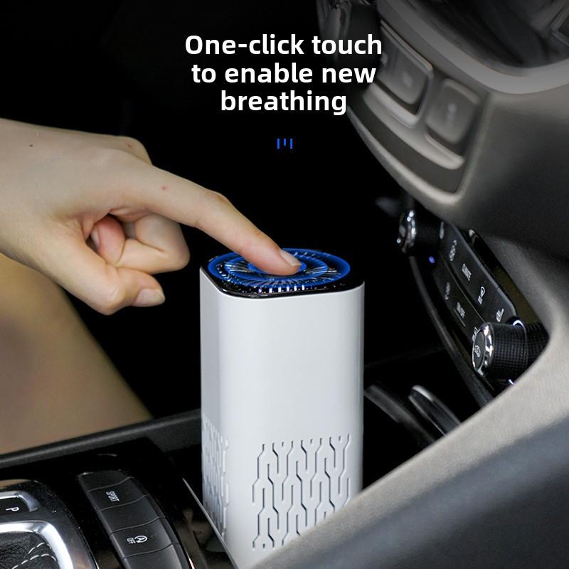 Car Air Purifier, Portable Air Cleaner for Car, Home  Office, Removes Smoke, Odors, Formaldehyde, Pet Dander, with HEPA Filter
