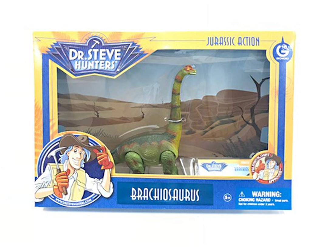 Geoworld Moving Dinosaur Figure Brachiosaurus Body Length 16cm CL1518K Authentic Product Approx.