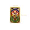 Monochrome Metal Buddha Card Copper Card God Of Wealth Guan Gong Fortune Card Buddhist Gold Card Amulet Gift