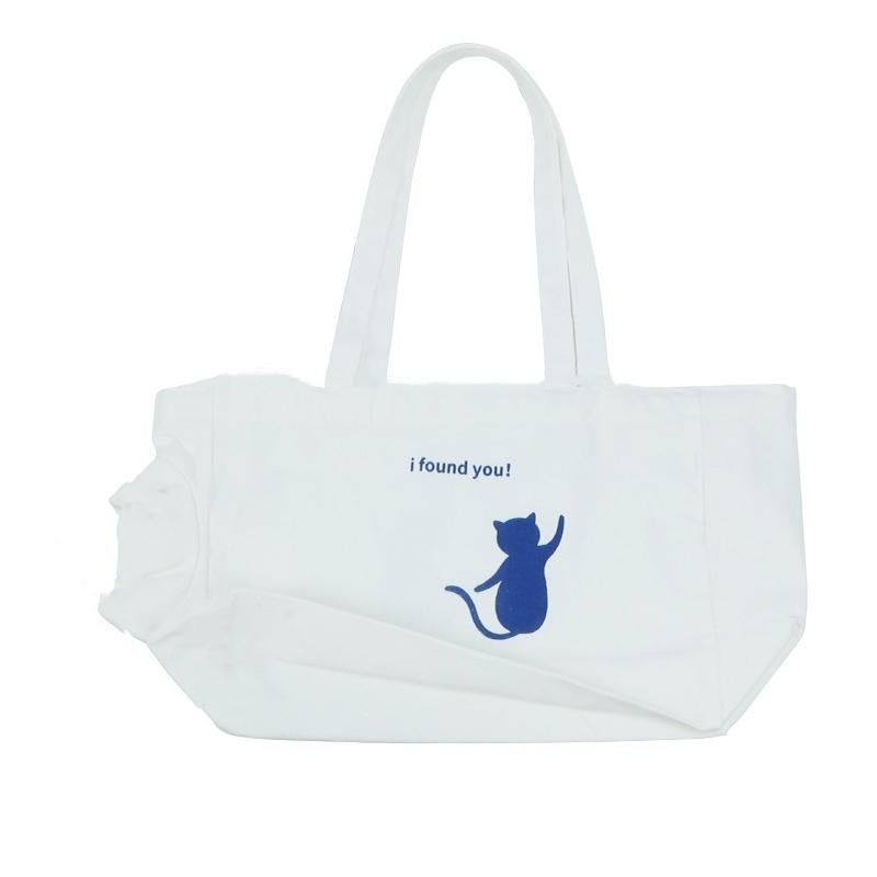 

Сумка-тоут для домашних животных из холщового материала с защитой от царапин для котят, кошек и собак