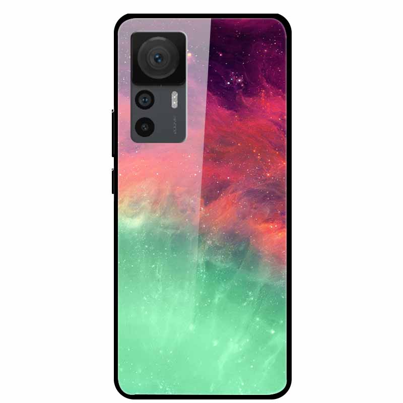 For Xiaomi 12T Cases 12T Pro Luxury Tempered Glass Hard Back Covers For Xiaomi 12T Pro Phone Cases Capa Fundas Xiaomi 12T Coques
