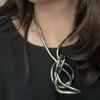 Silver Color Bendable Snake Necklace Gold Color Bracelet New Flexible Choker  Jewelry Accessories