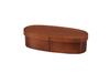Tatsumiya HAKOYA Magewappa Bento Magewappa Bento Light Made In Japan Box/Slim Single-Tier Box, 600ml, Brown, 303261,