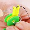 6pcs New Sewing Needle Threader Thimble Thread Tool Threader Elderly Guide Needle Easy Device Automatic Thread Sewing Supplies