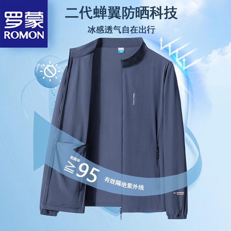 ROMON Men s Summer UV Protection Ice Silk Jacket 6XL