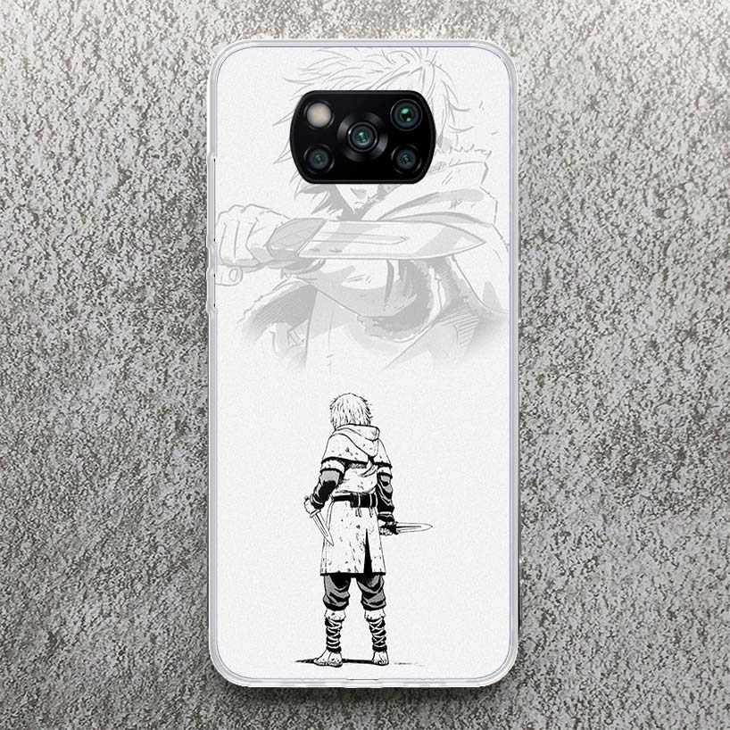 Vinland Saga Print Soft Case for Xiaomi Poco X7 X6 X5 X4 X3 Nfc Phone Shell F6 F5 Pro F4 GT F3 M5S M4 M3 Pattern Cove X7 X6 X5 X
