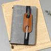 Creative PU Leather Pen Clip Holder Elastic Band Design Portable Pen Organizer for Notebook Diary Work Travel Use