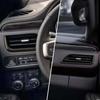 Carbon Fiber Center Console Dashboard Side Air Vent AC Outlet Cover Trim Interior Accessories Compatible with Chevy Suburban SUV 2020-2023,for GMC