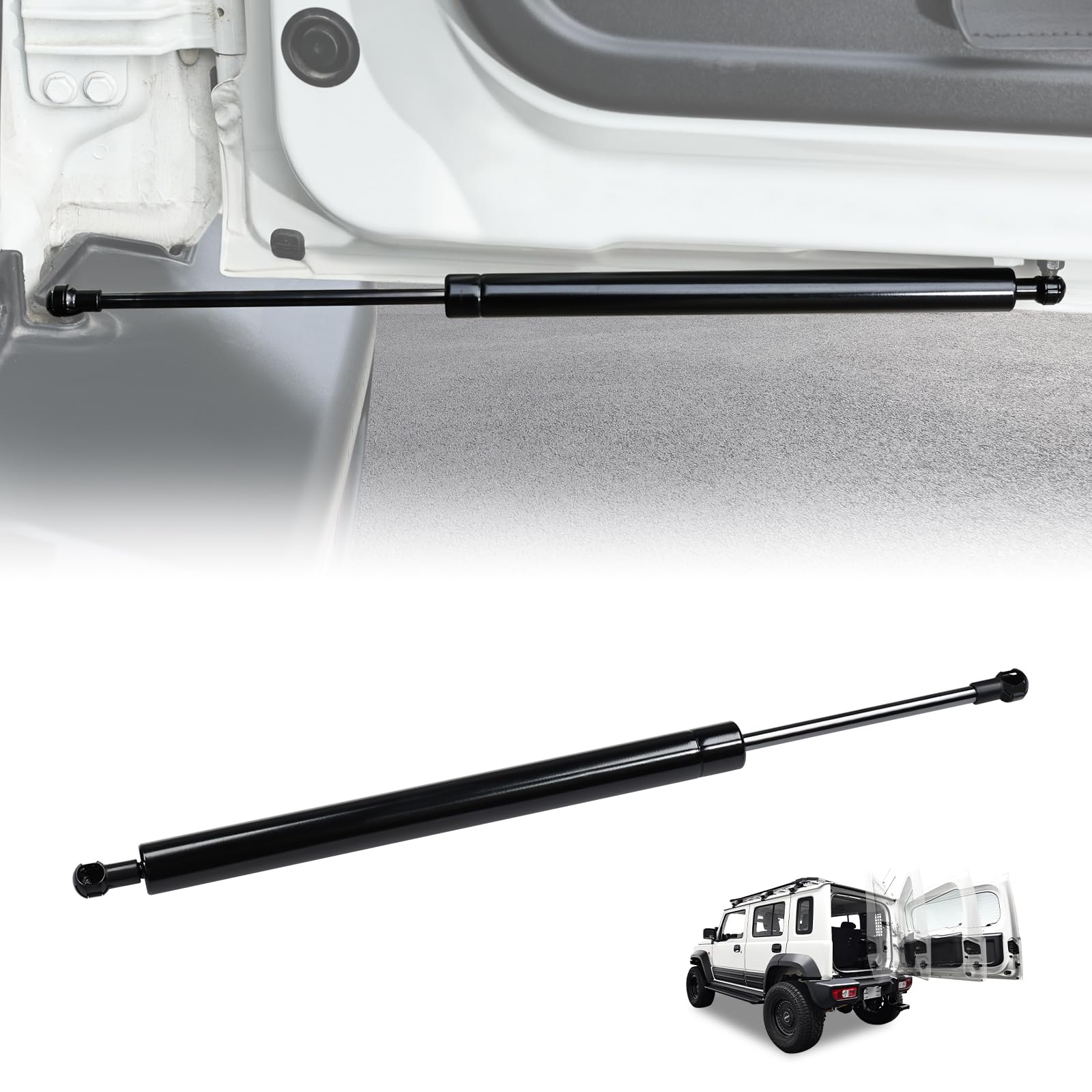 

AMWMORV Jimny Sierra Rear Door Freely Compatible with the Latest Suzuki Jimny Rear Hatch Support Hydraulic Rear Gate Trunk Fixed Back Genuine Vehicle чёрный